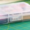 IRIS USA 10Pack 4” x 6” Scrapbook Paper Storage Cases, for Organizing Art and Crafting Supplies, Stationery, Small Items, Clear